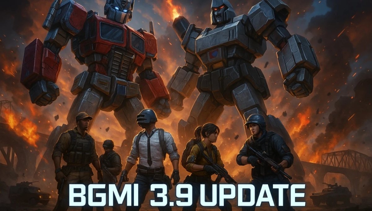 BGMI 3.9: ट्रांसफॉर्मर्स की टक्कर, एंटी-ग्रैविटी एक्शन और साइबर रोमांच का जबरदस्त मेल