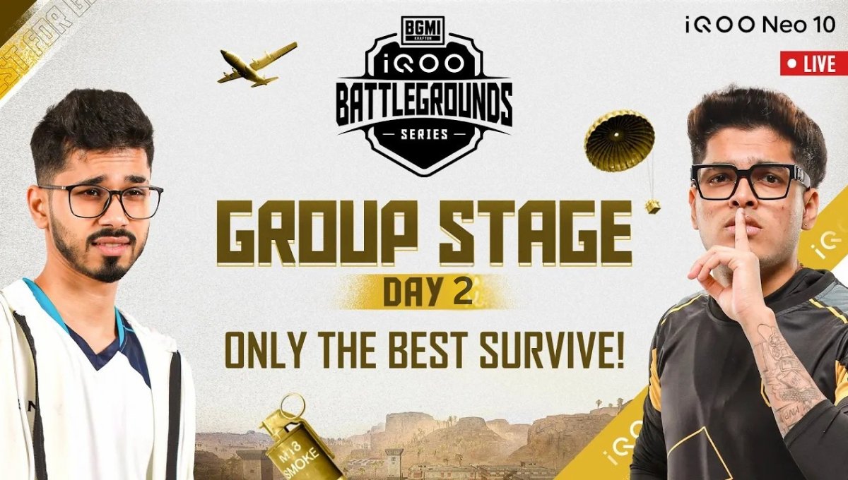iQOO BGMI बैटलग्राउंड सीरीज़ 2025 दिन 2, भारत का सबसे बड़ा गेमिंग युद्ध शुरू