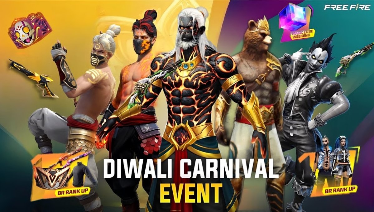 Free Fire Diwali Event 2025: फ्री डायमंड्स और स्किन्स का धमाका