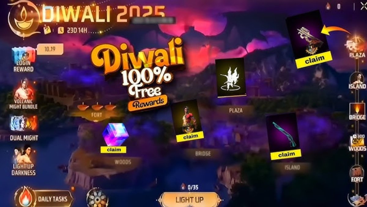 Free Fire Diwali BR 2025: दिवाली की रौशनी में जल उठे बैटलग्राउंड, पाएं धमाकेदार रिवॉर्ड्स