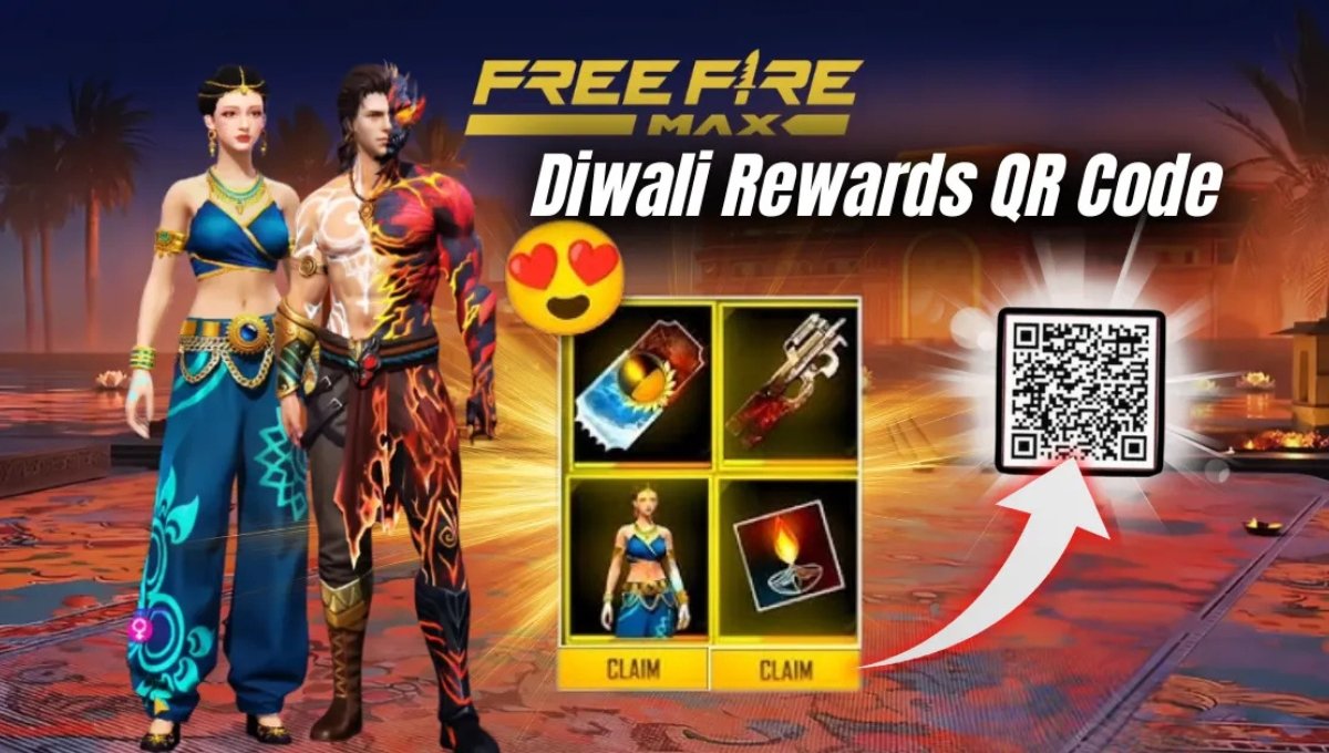 Free Fire Diwali Event 2025: स्कैन करो QR Code और फ्री में पाओ AK-47 Skin, Diamonds और Magic Cube!