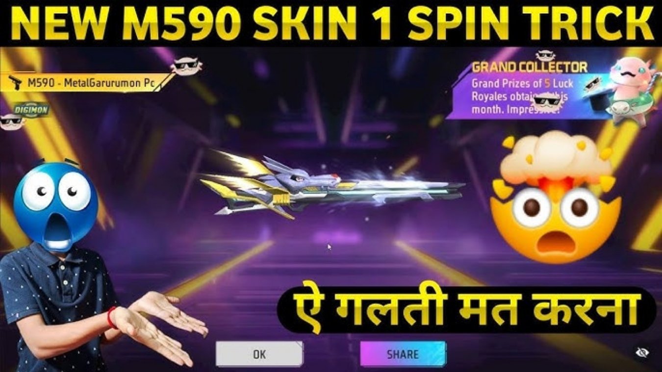 Free Fire Digimon M590 Ring Event 2025