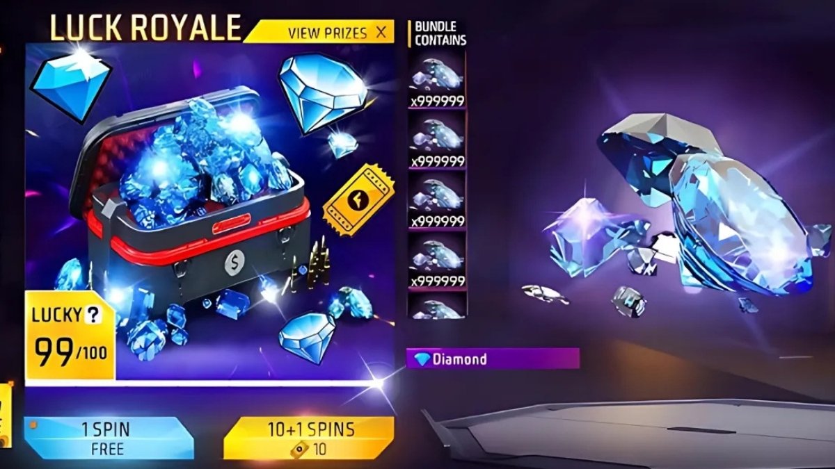 Free Fire Unlimited Diamond 999999