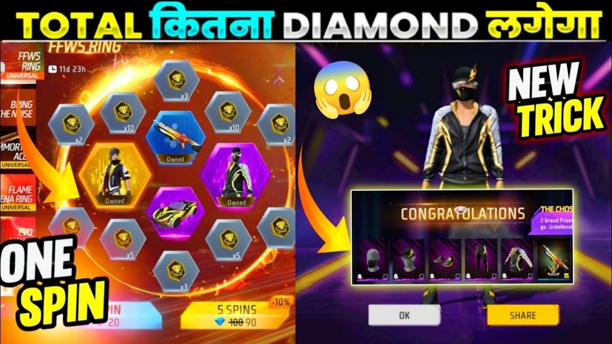 Free Fire Digimon Bizon Ring Event 2025