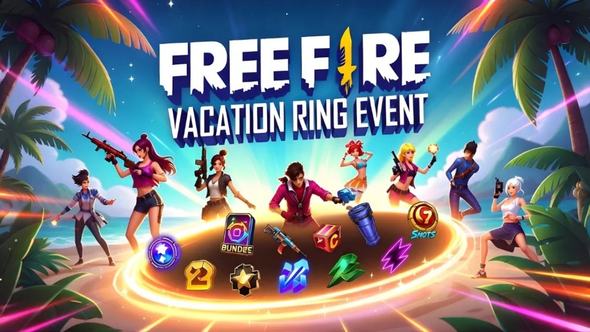 Free Fire Vacation Ring Event QR Code 2025