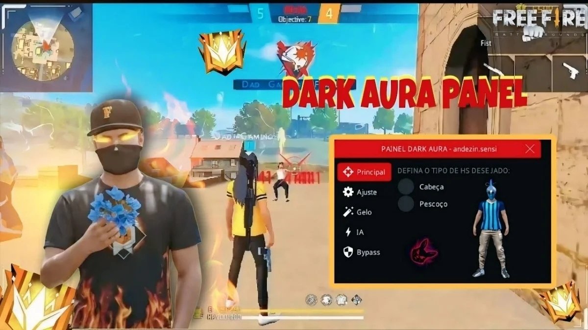 Free Fire Max Dark Aura Panel