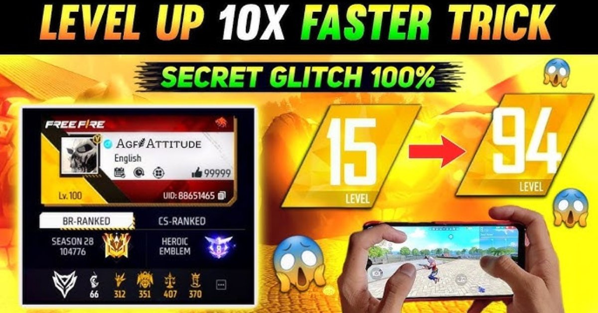 Free Fire Level Up Trick
