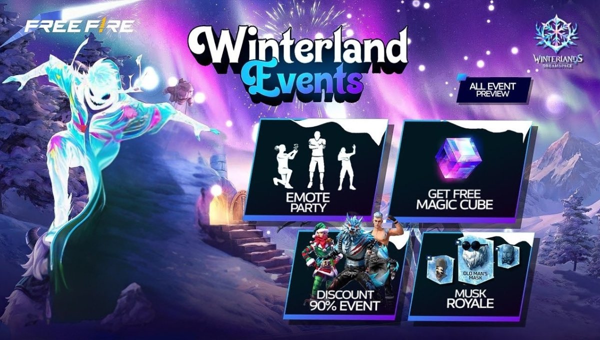 Free Fire Max Winter Mask Event